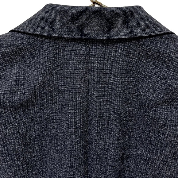 Akris Punto Charcoal Gray Three-Button Wool Blazer Women's Size 10 - Picture 9 of 15
